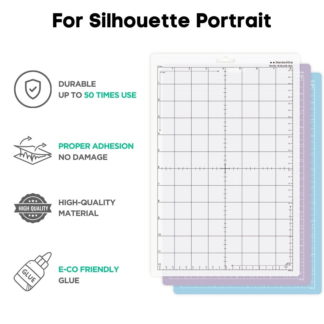 8X12in PVC Cutting Mat for Sil - đánh giá và giá Plotter Cutting Mat