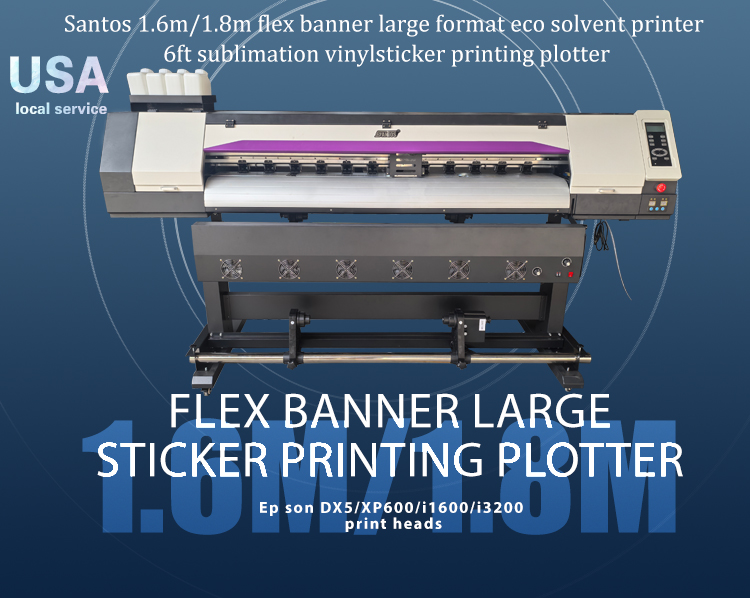 Santos 1.6M Eco Solvent Printe - đánh giá và giá Commercial Wallpaper Printing