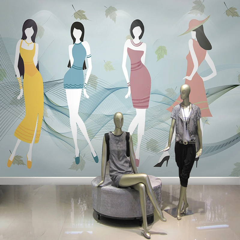 Custom Mural Modern fFresh Sho - đánh giá và giá Commercial Wallpaper Printing