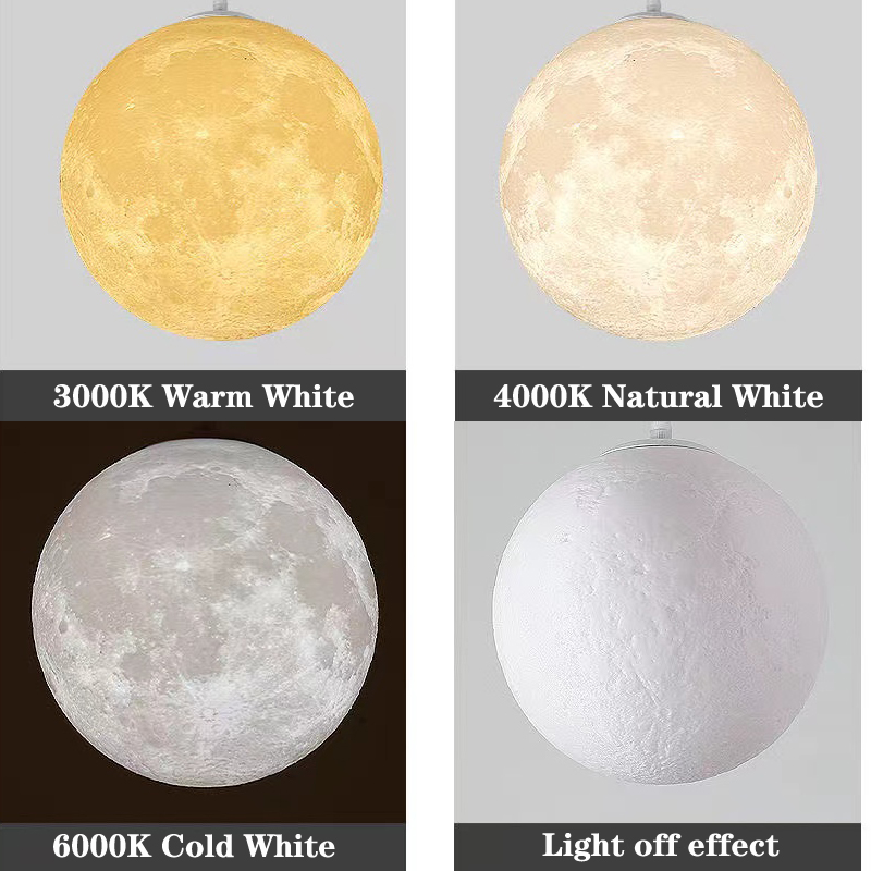 Creative 3D printed moon chand - đánh giá và giá Hall Commercial Printing