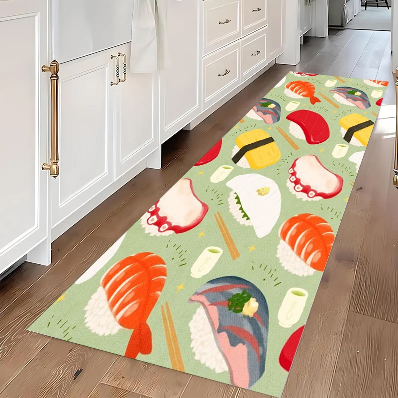 Cartoon Sushi Runner Rug Japan - đánh giá và giá Hall Commercial Printing
