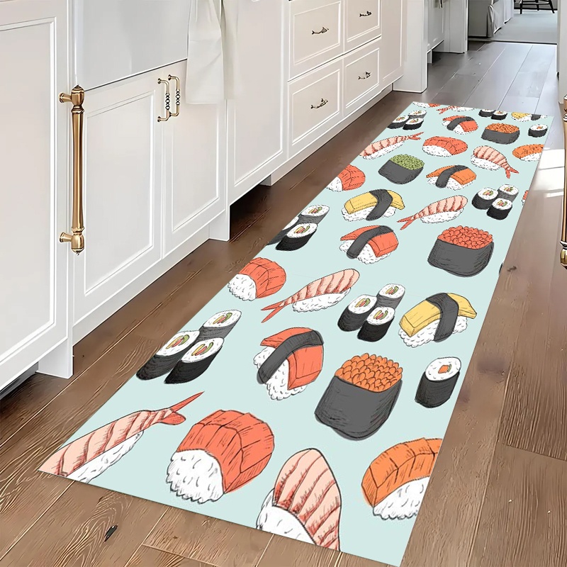 Cartoon Sushi Runner Rug Japan - đánh giá và giá Hall Commercial Printing