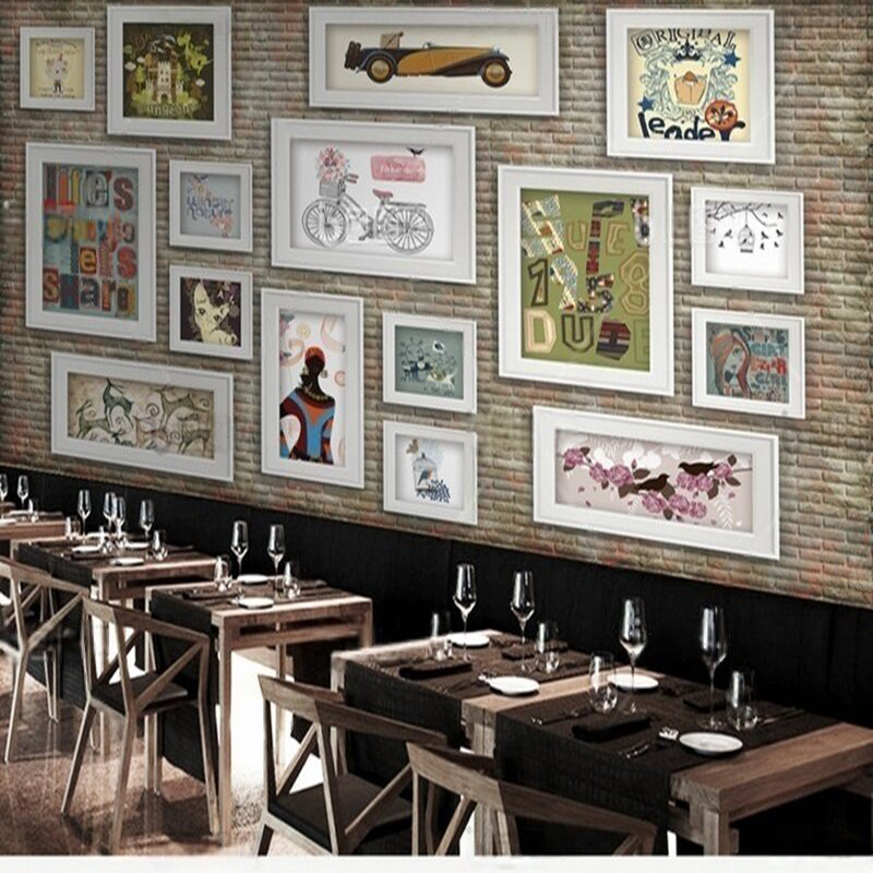 Nostalgic decorative paintings - đánh giá và giá Commercial Wallpaper Printing